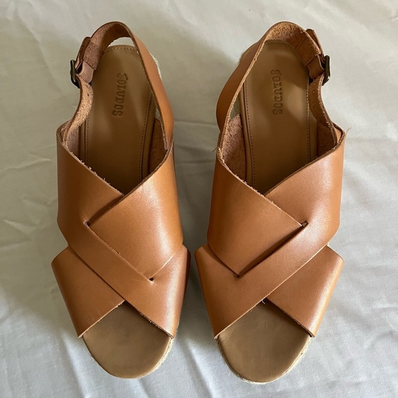 Soludos Amalfi Boho Platform Espadrille Sandal size 9 med EUC - Picture 10 of 16
